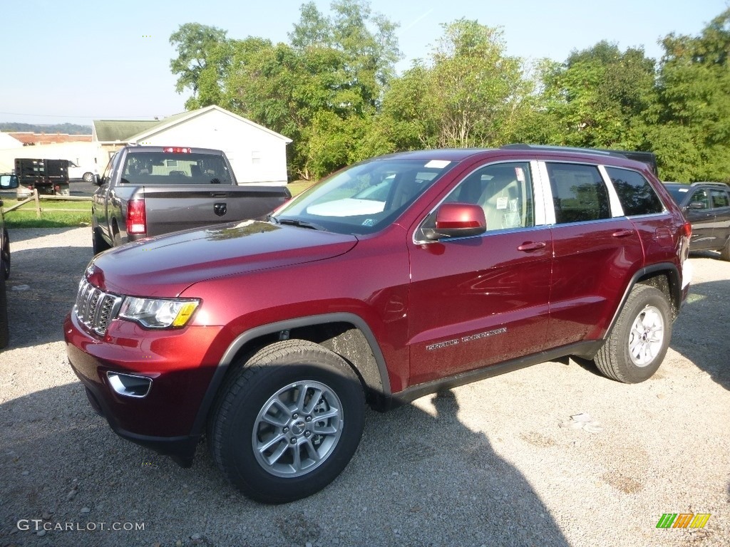 2018 Grand Cherokee Laredo 4x4 - Velvet Red Pearl / Black/Light Frost Beige photo #1