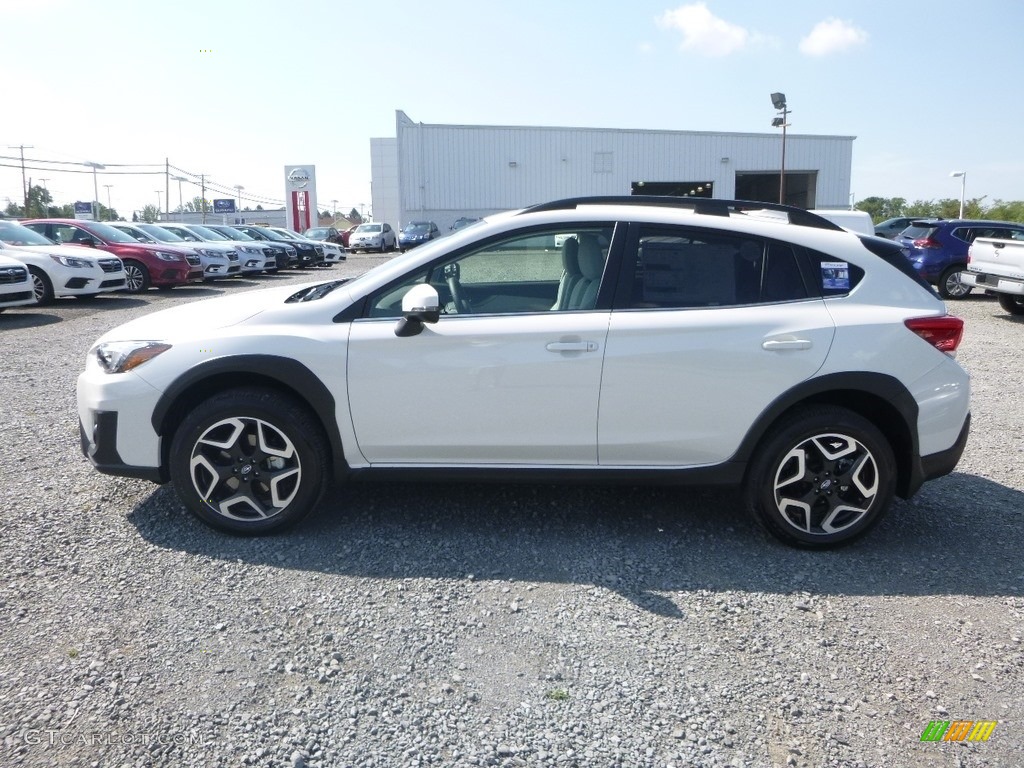 2019 Crosstrek 2.0i Limited - Crystal White Pearl / Gray photo #7