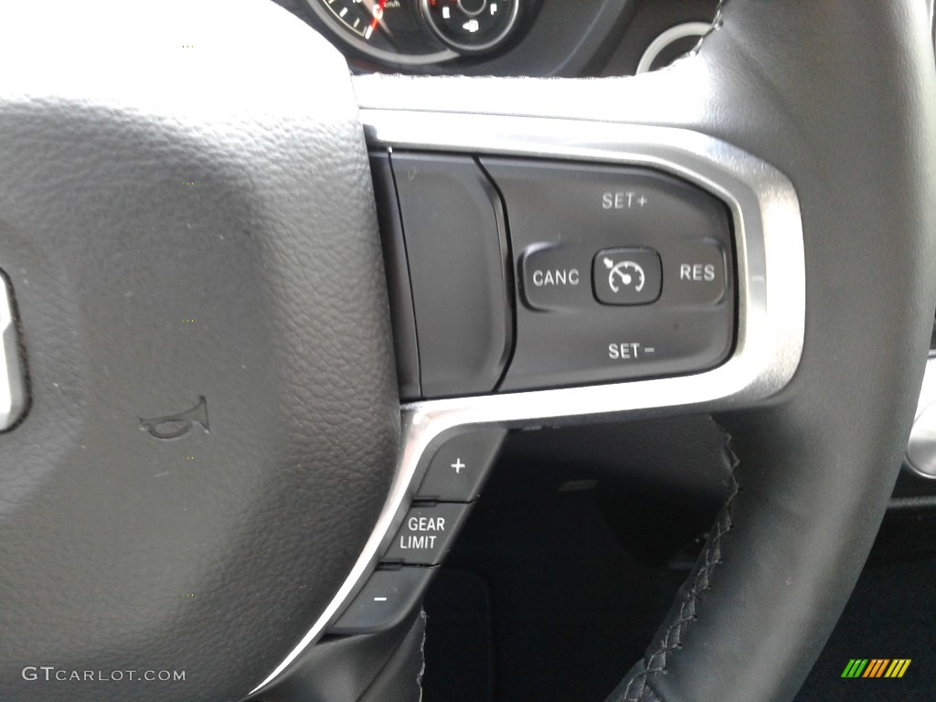2019 1500 Laramie Crew Cab - Diamond Black Crystal Pearl / Black photo #21