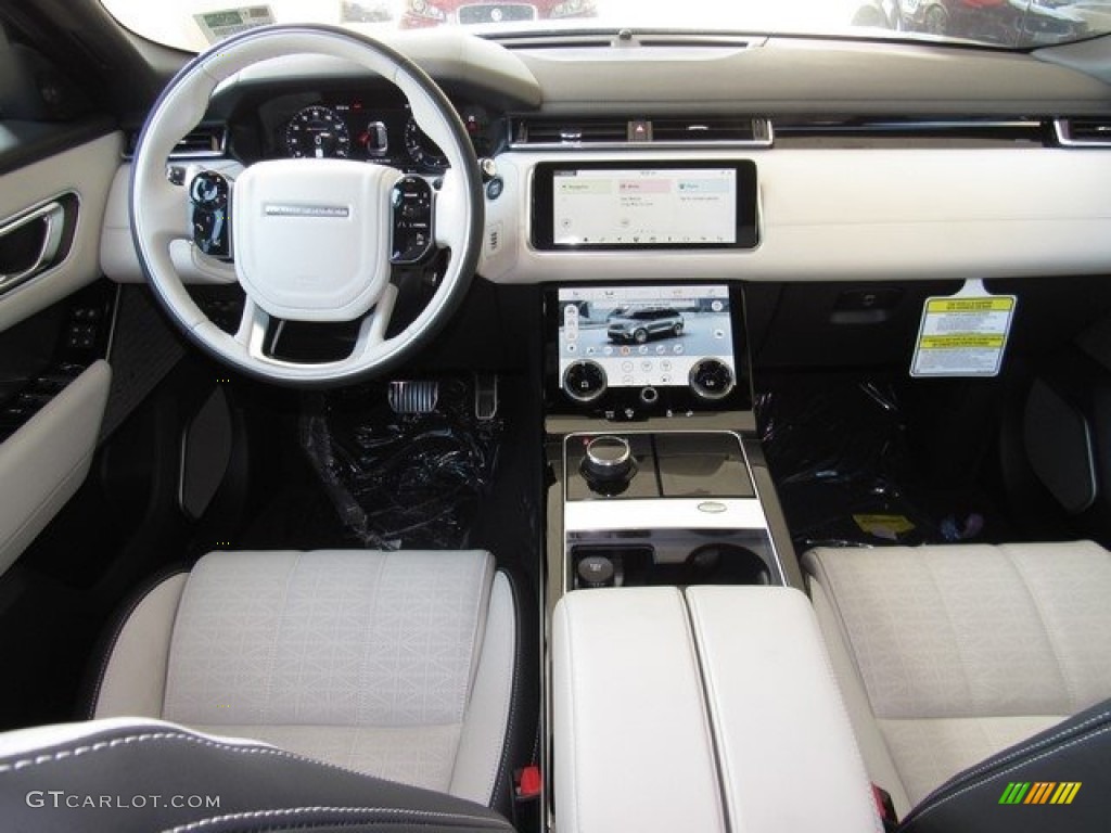 2019 Range Rover Velar R-Dynamic HSE - Santorini Black Metallic / Light Oyster/Ebony photo #4