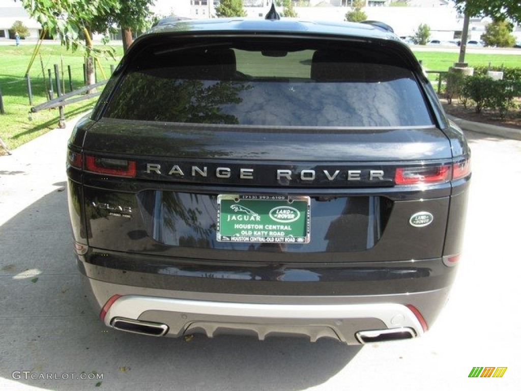 2019 Range Rover Velar R-Dynamic HSE - Santorini Black Metallic / Light Oyster/Ebony photo #8