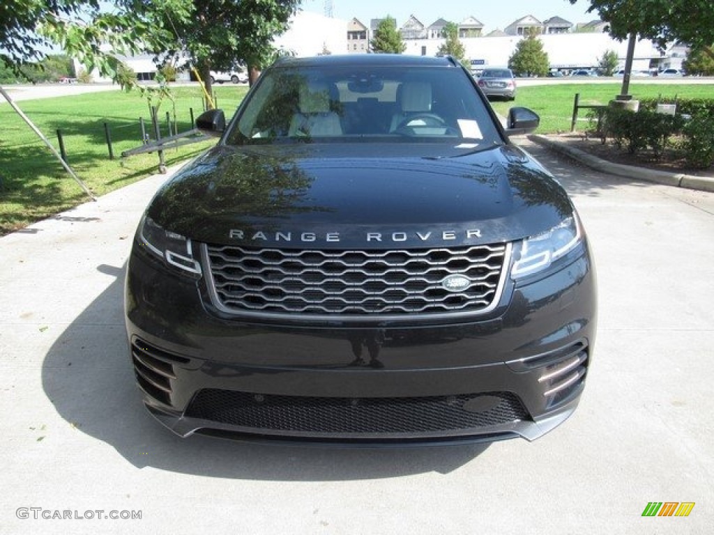 2019 Range Rover Velar R-Dynamic HSE - Santorini Black Metallic / Light Oyster/Ebony photo #9