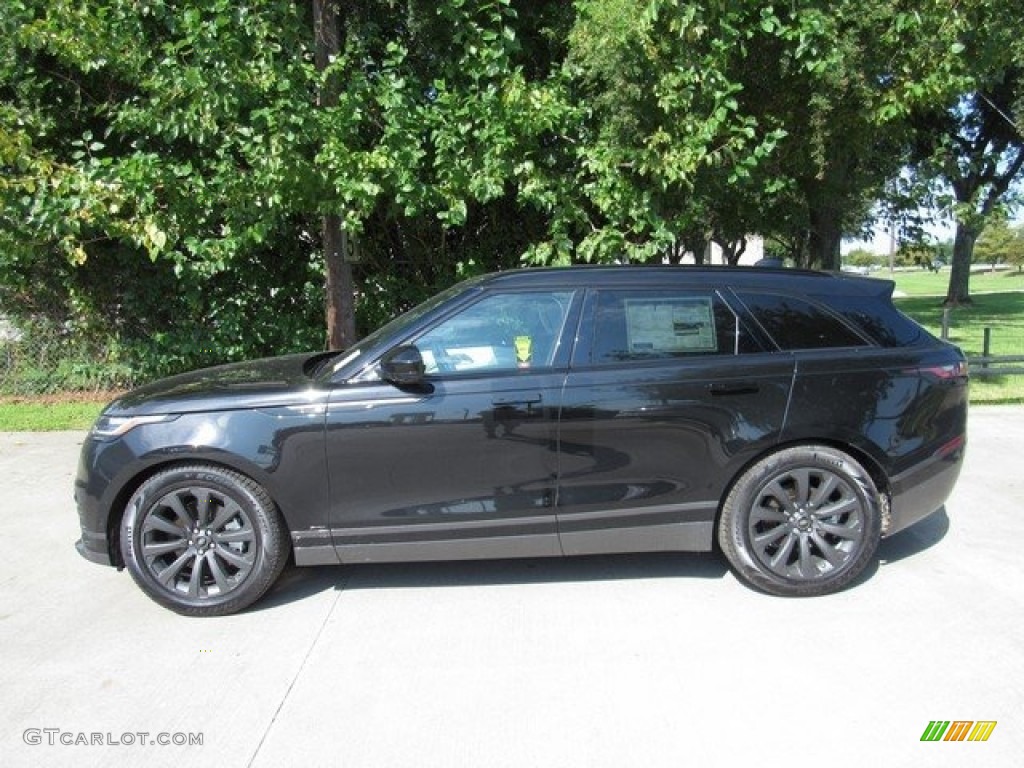 2019 Range Rover Velar R-Dynamic HSE - Santorini Black Metallic / Light Oyster/Ebony photo #11