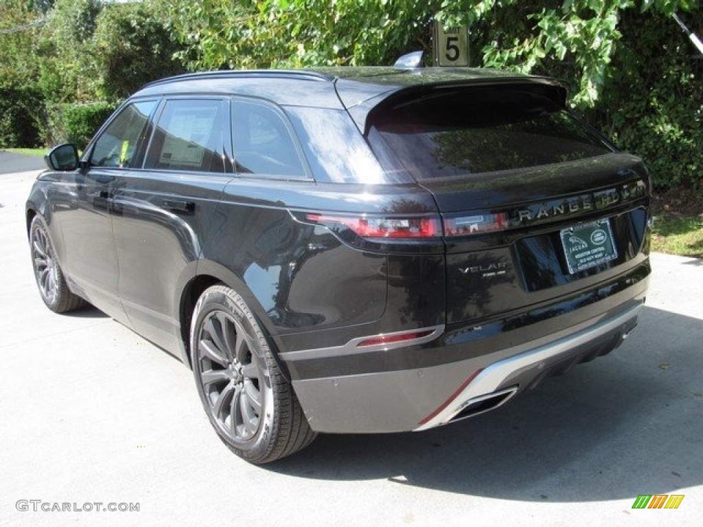 2019 Range Rover Velar R-Dynamic HSE - Santorini Black Metallic / Light Oyster/Ebony photo #12