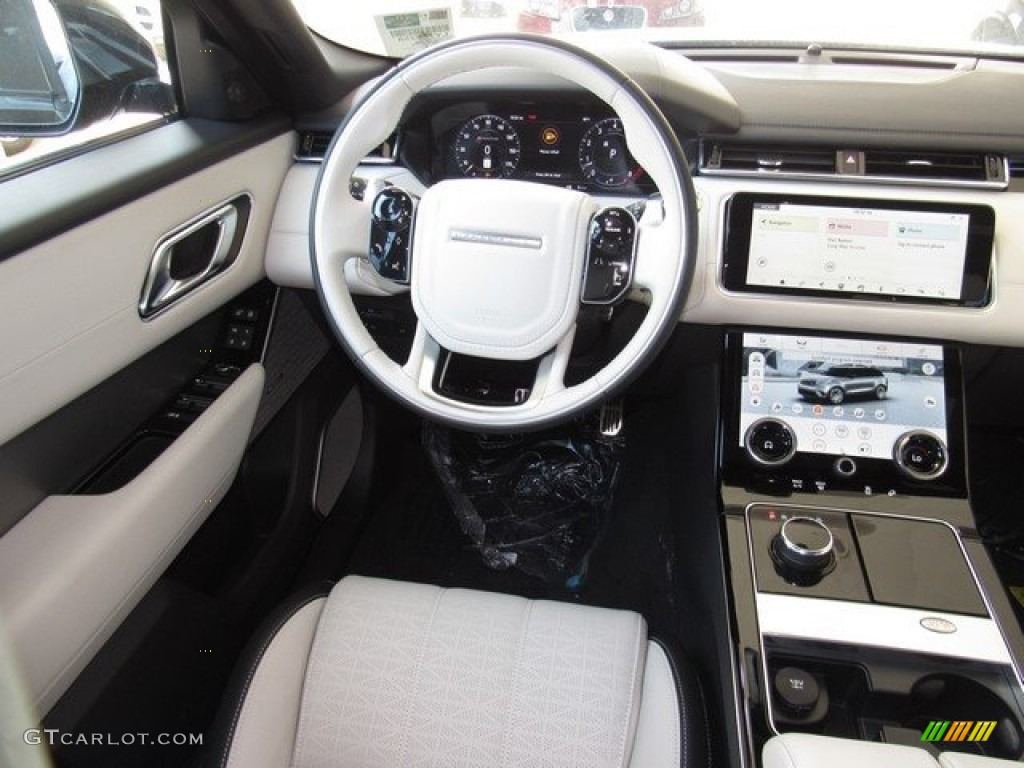 2019 Range Rover Velar R-Dynamic HSE - Santorini Black Metallic / Light Oyster/Ebony photo #14