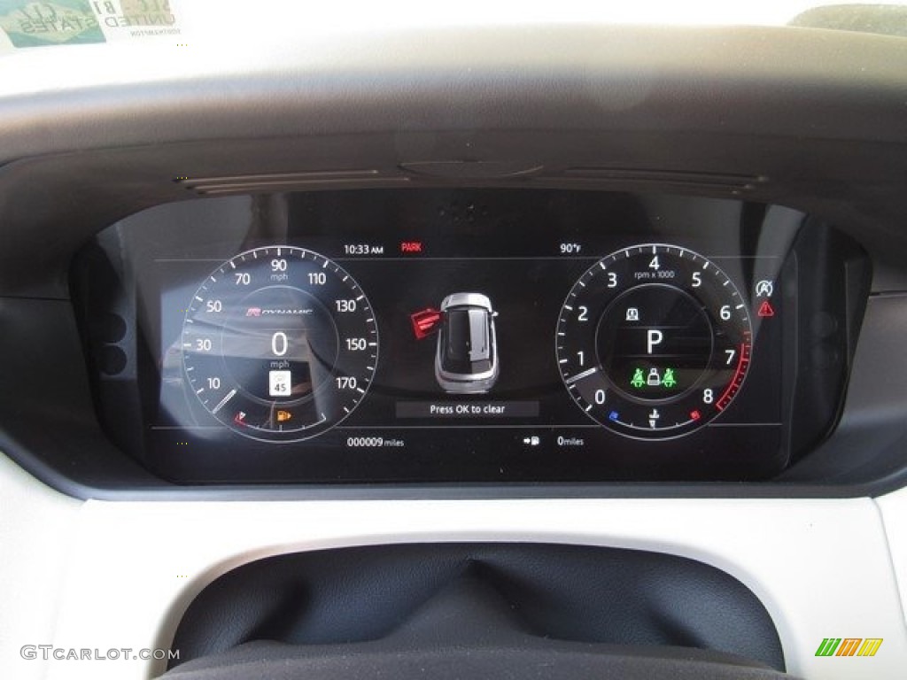 2019 Range Rover Velar R-Dynamic HSE - Santorini Black Metallic / Light Oyster/Ebony photo #30