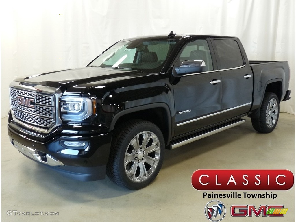 2018 Sierra 1500 Denali Crew Cab 4WD - Onyx Black / Jet Black photo #1