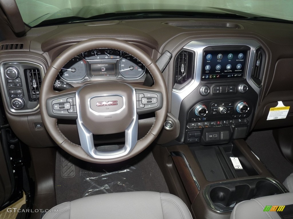 2019 GMC Sierra 1500 SLT Crew Cab 4WD Dark Walnut/­Dark Ash Grey Dashboard Photo #129502578