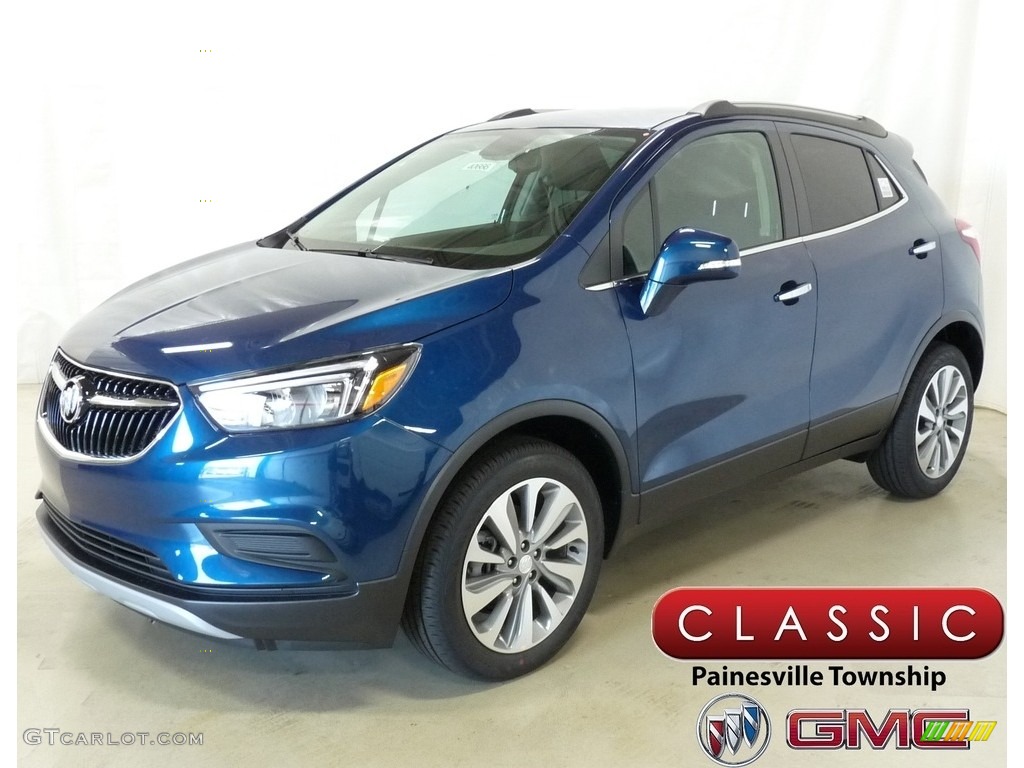 2019 Encore Preferred - Deep Azure Metallic / Ebony photo #1