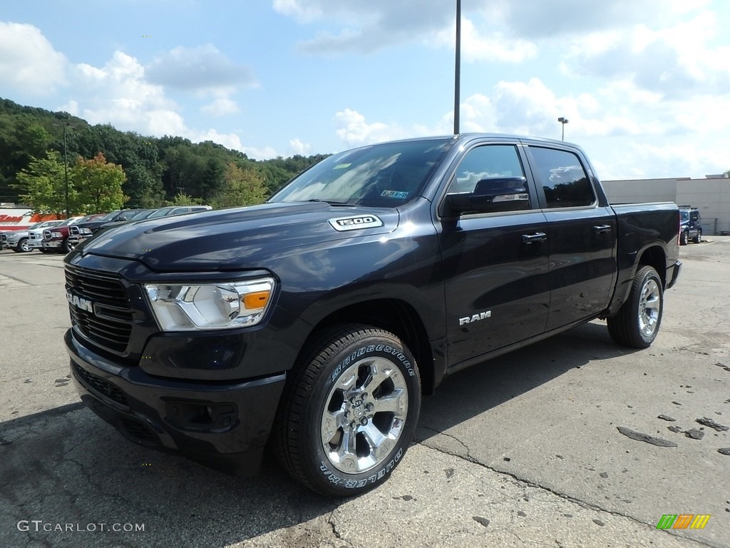 2019 1500 Big Horn Crew Cab 4x4 - Maximum Steel Metallic / Black photo #1