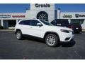 2019 Bright White Jeep Cherokee Latitude  photo #1