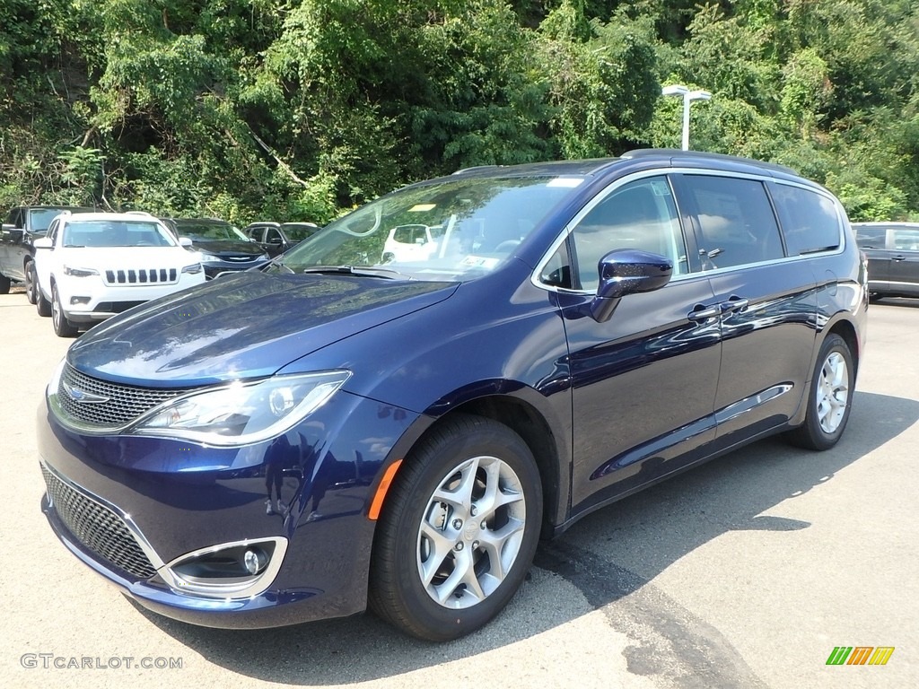 2019 Pacifica Touring Plus - Jazz Blue Pearl / Black/Alloy photo #1