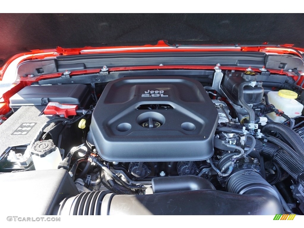 2018 Jeep Wrangler Unlimited Sahara 4x4 2.0 Liter Turbocharged DOHC 16-Valve VVT 4 Cylinder Engine Photo #129505134
