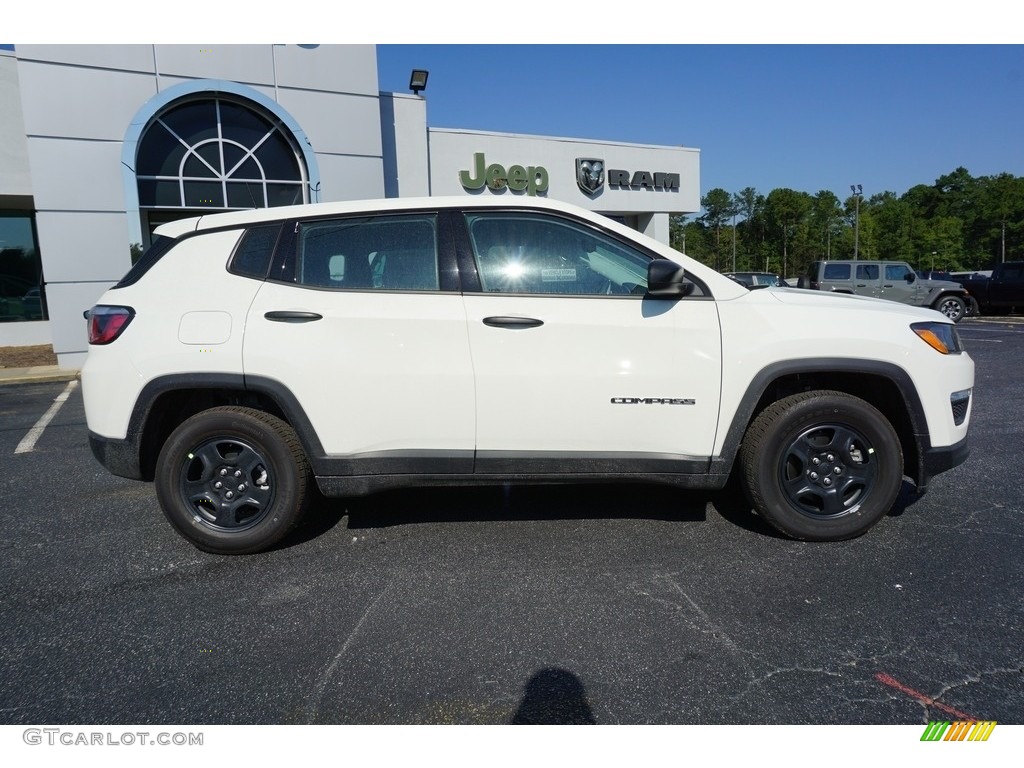 White 2019 Jeep Compass Sport Exterior Photo #129506115