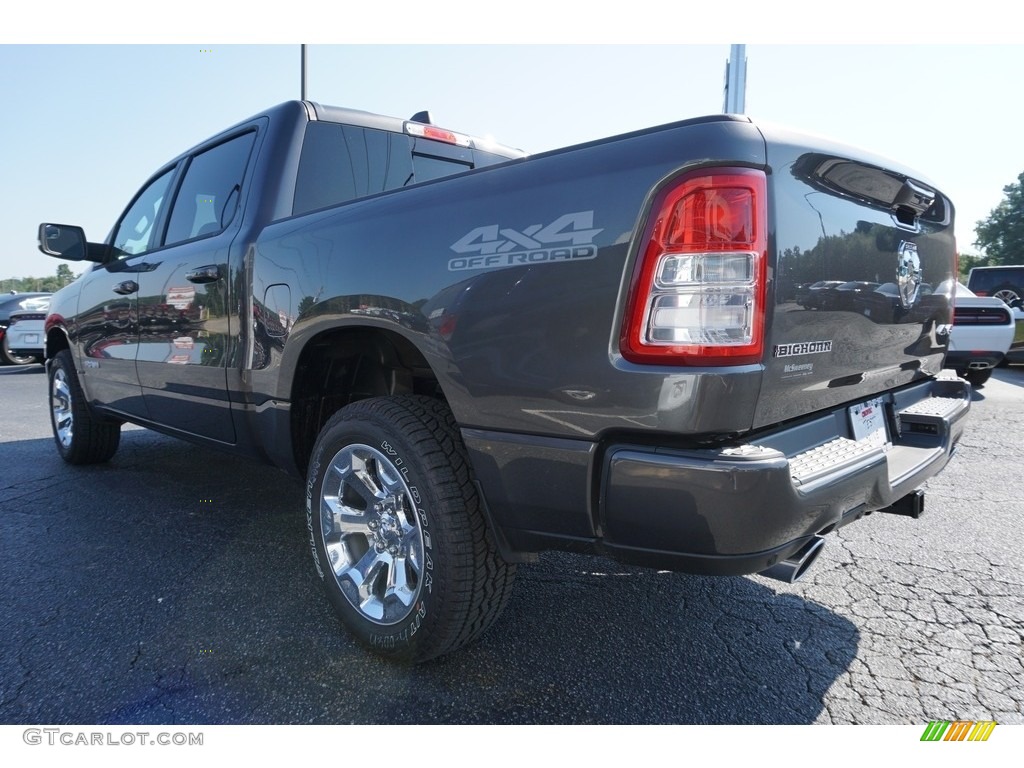 2019 1500 Big Horn Crew Cab 4x4 - Granite Crystal Metallic / Black photo #16