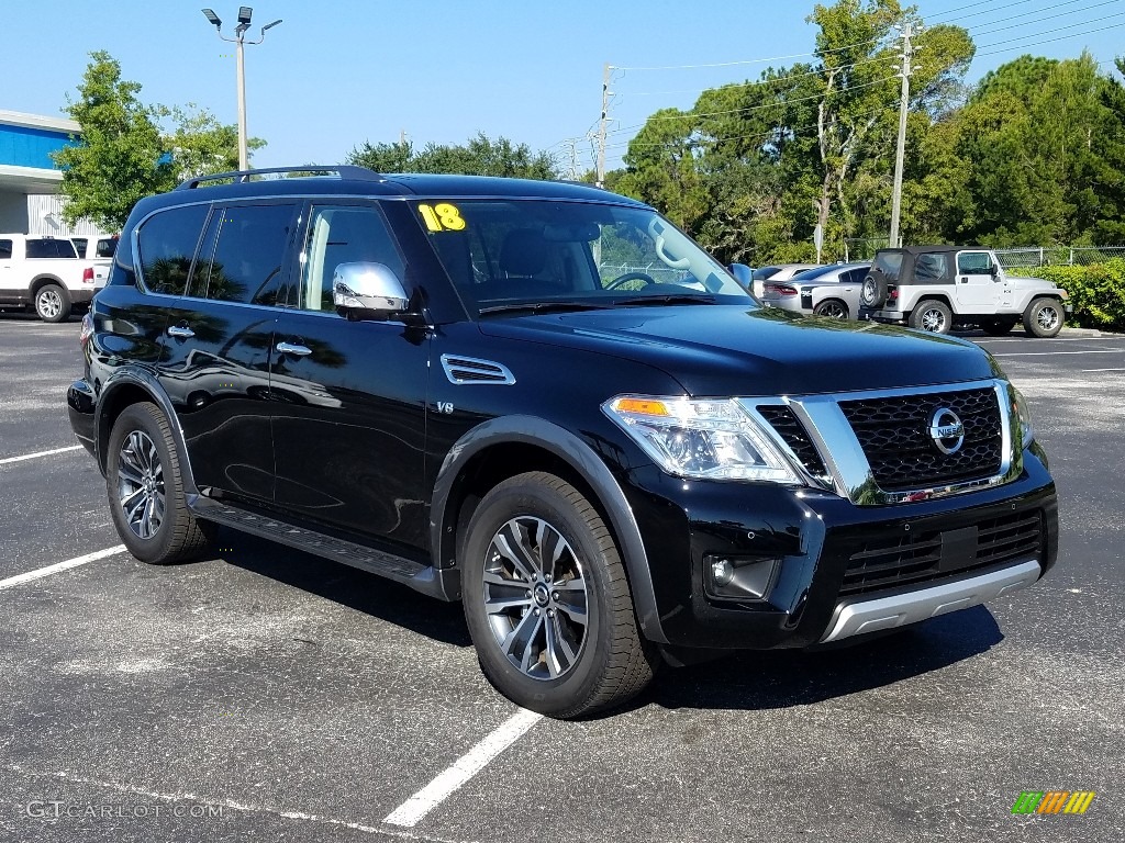 Super Black 2018 Nissan Armada SL Exterior Photo #129507276