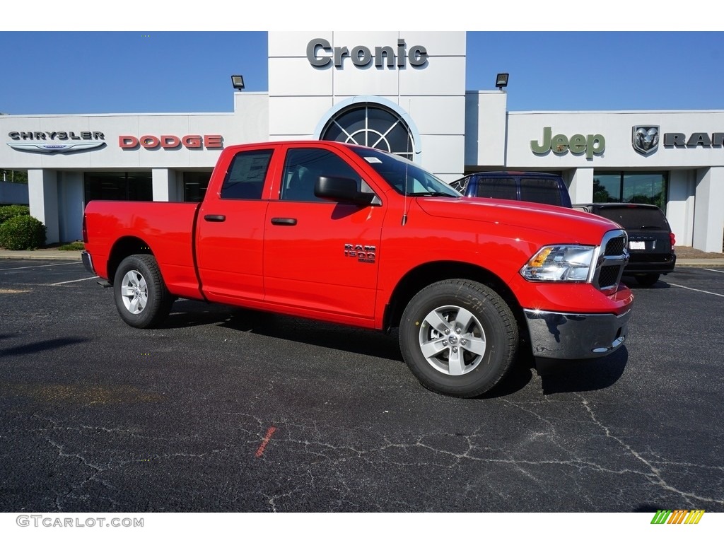 2019 1500 Classic Tradesman Quad Cab - Flame Red / Black/Diesel Gray photo #1