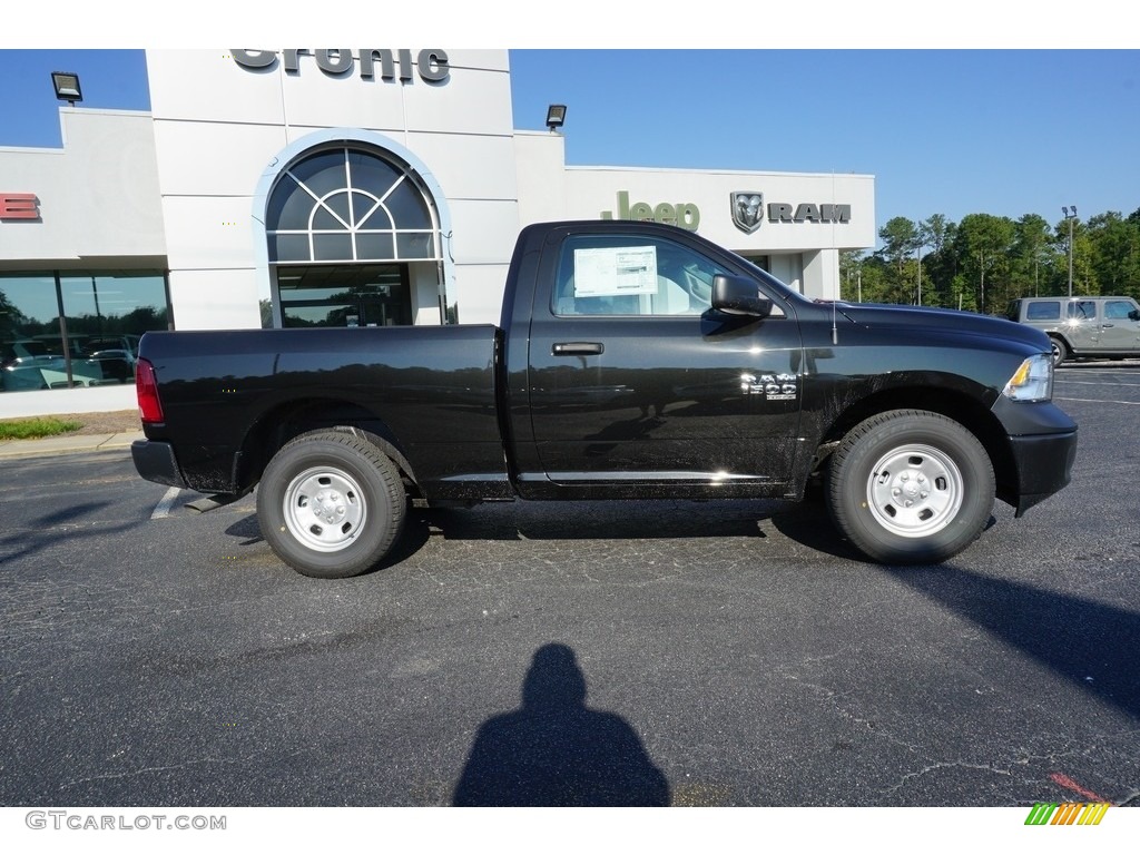 2019 1500 Classic Tradesman Regular Cab - Diamond Black Crystal Pearl / Black/Diesel Gray photo #10