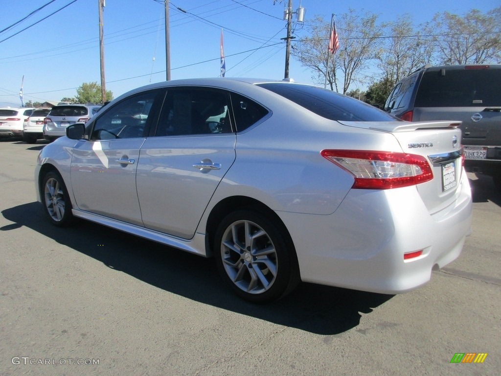 2014 Sentra SR - Brilliant Silver / Charcoal photo #5