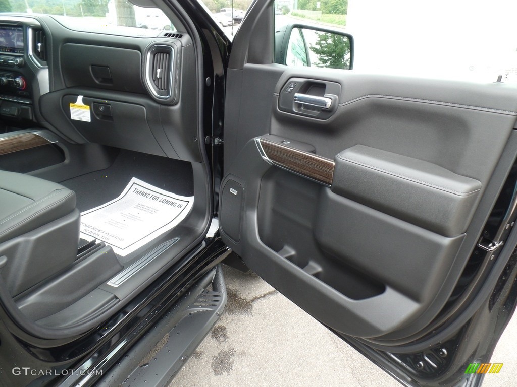 2019 Chevrolet Silverado 1500 LT Z71 Trail Boss Crew Cab 4WD Jet Black Door Panel Photo #129508890