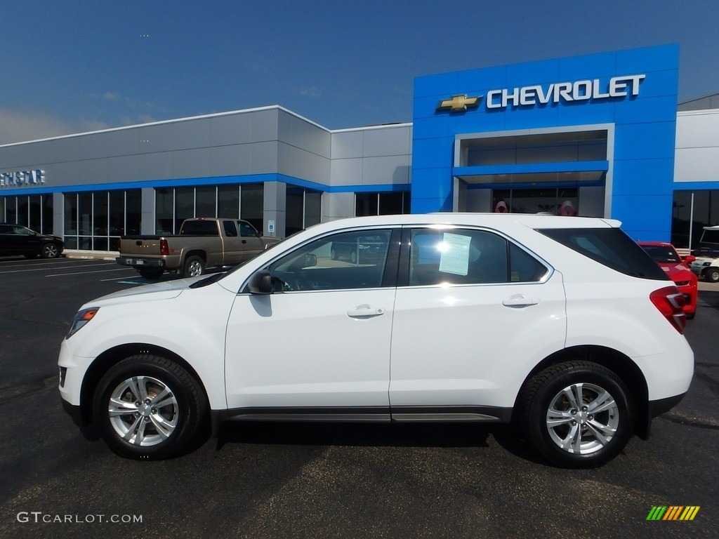 2016 Equinox LS AWD - Summit White / Jet Black photo #3