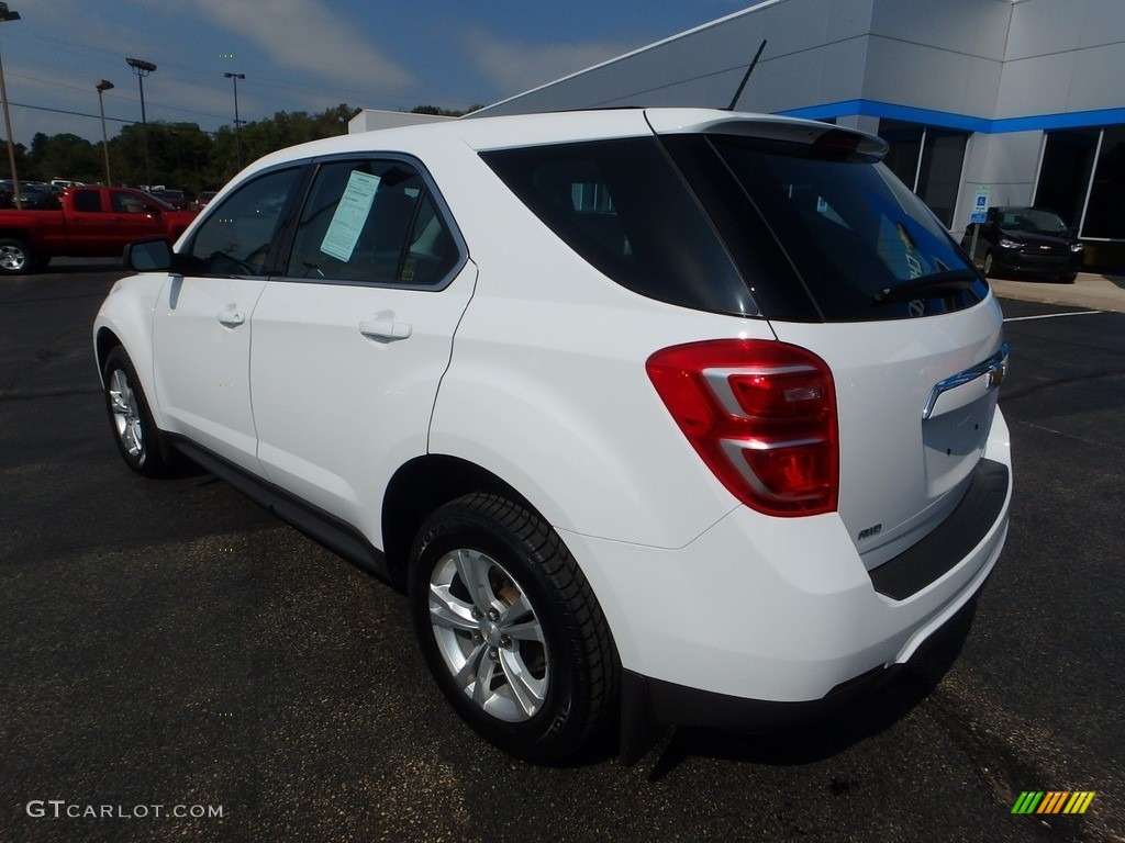 2016 Equinox LS AWD - Summit White / Jet Black photo #4
