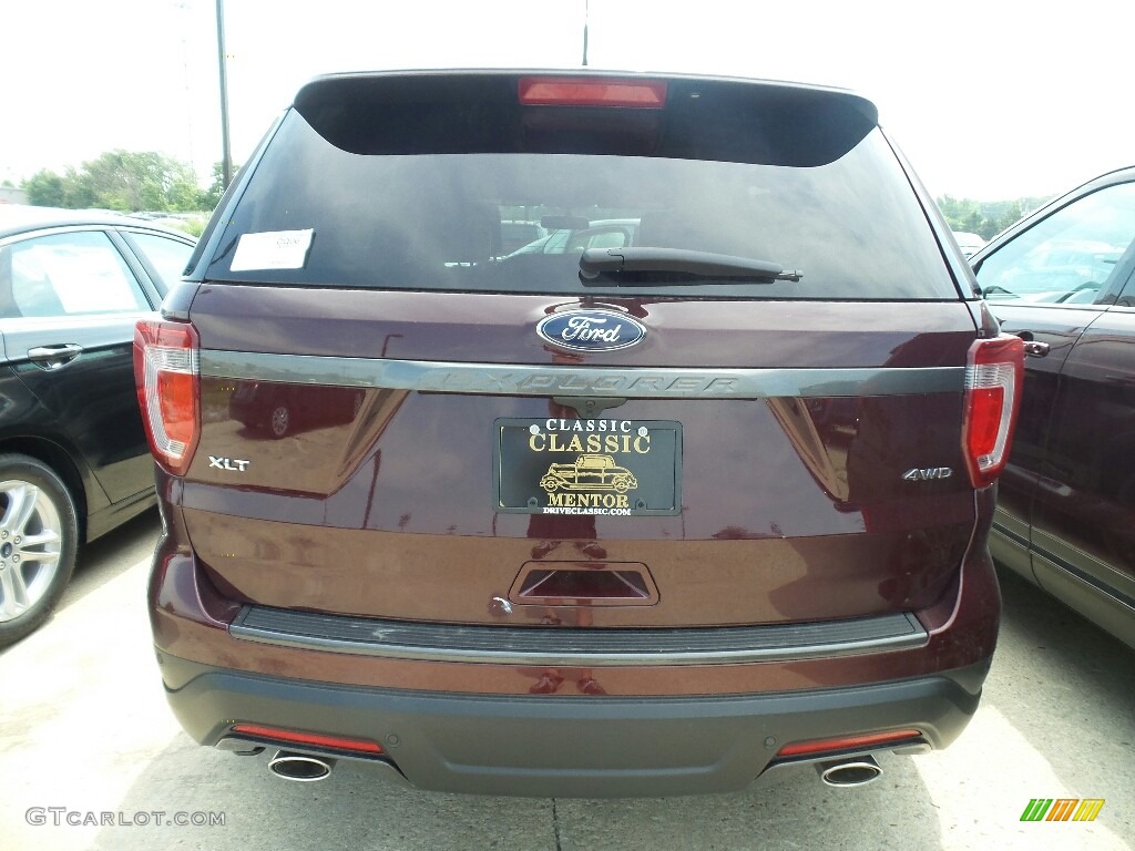 2018 Explorer XLT 4WD - Burgundy Velvet / Ebony Black photo #4