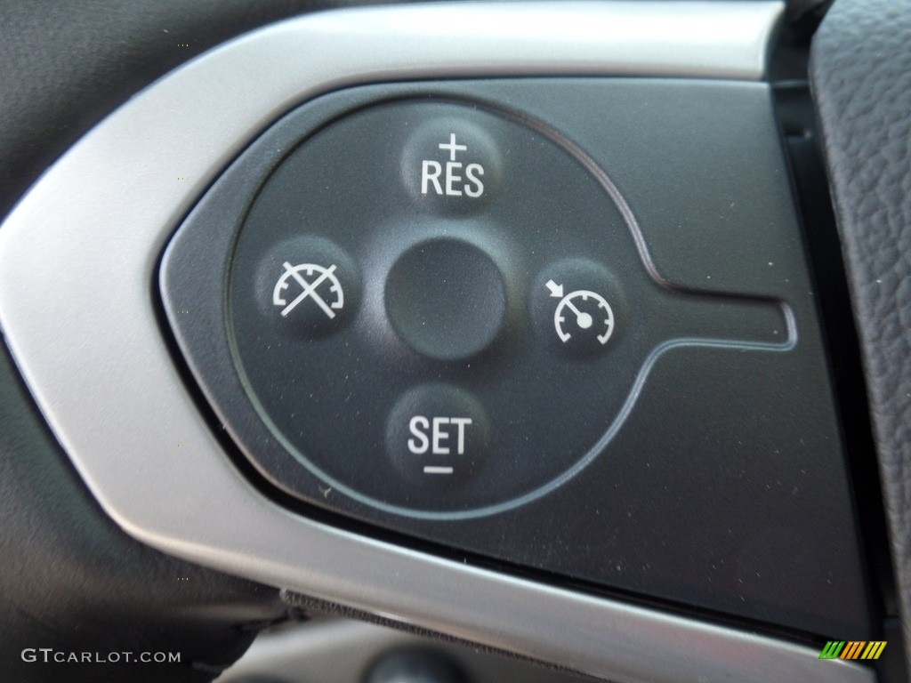 2019 Chevrolet Colorado LT Crew Cab 4x4 Jet Black/Dark Ash Steering Wheel Photo #129509904