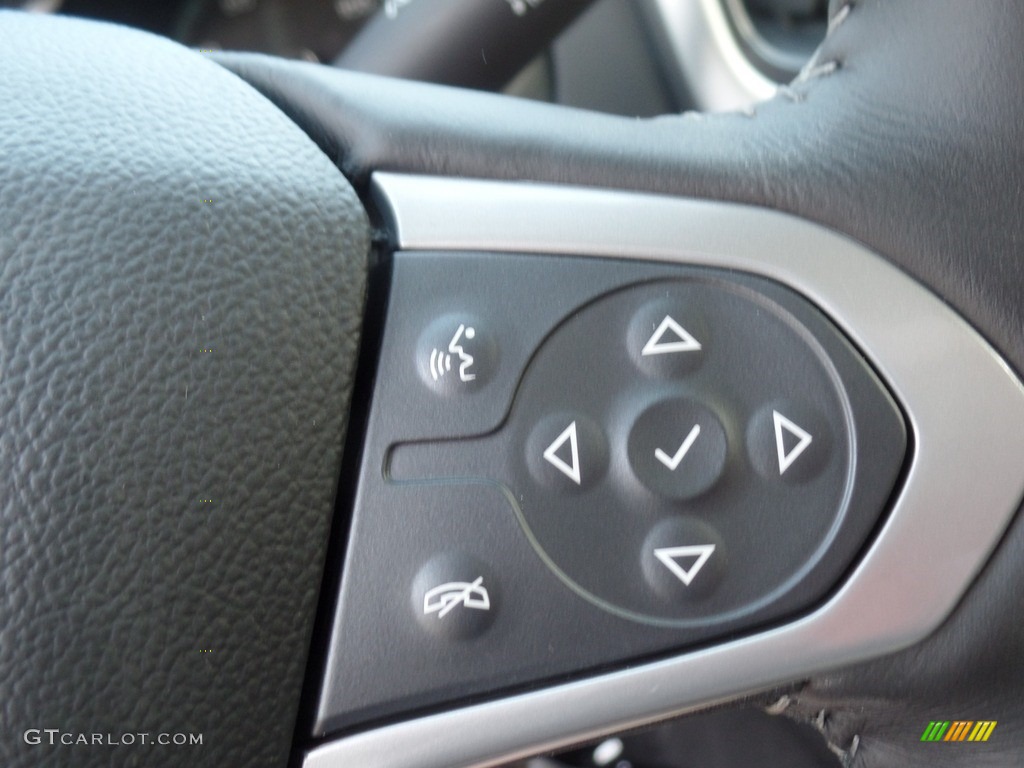 2019 Chevrolet Colorado LT Crew Cab 4x4 Jet Black/Dark Ash Steering Wheel Photo #129509928
