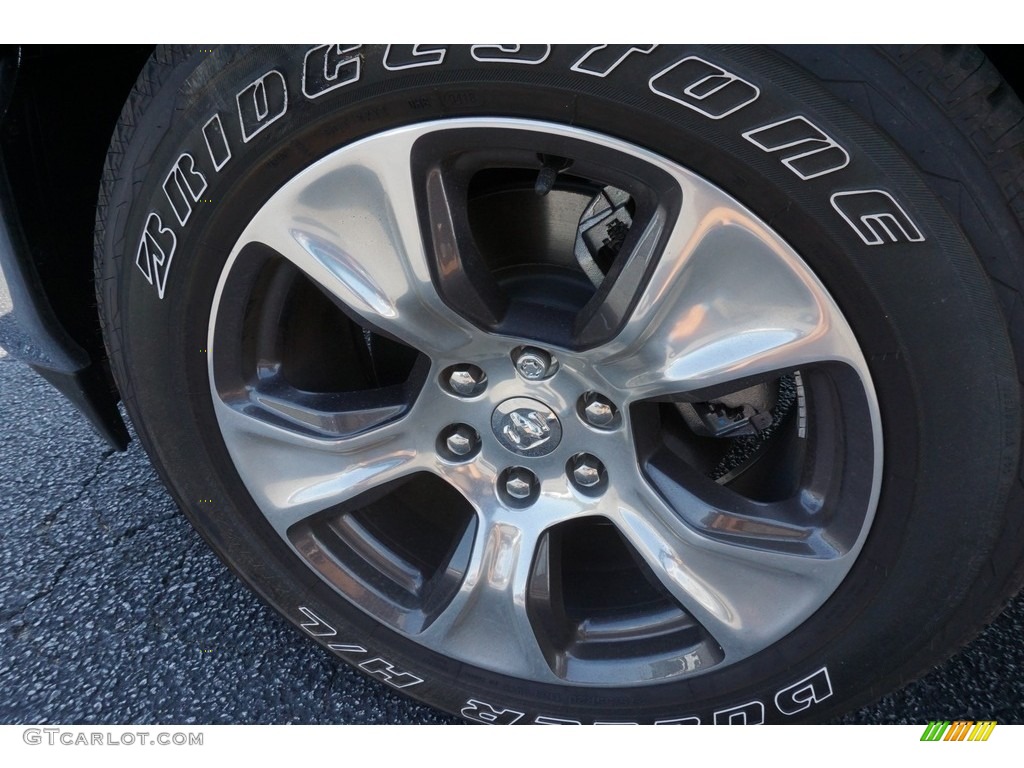 2019 1500 Laramie Crew Cab - Diamond Black Crystal Pearl / Black photo #9
