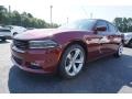 2018 Octane Red Pearl Dodge Charger SXT Plus  photo #3