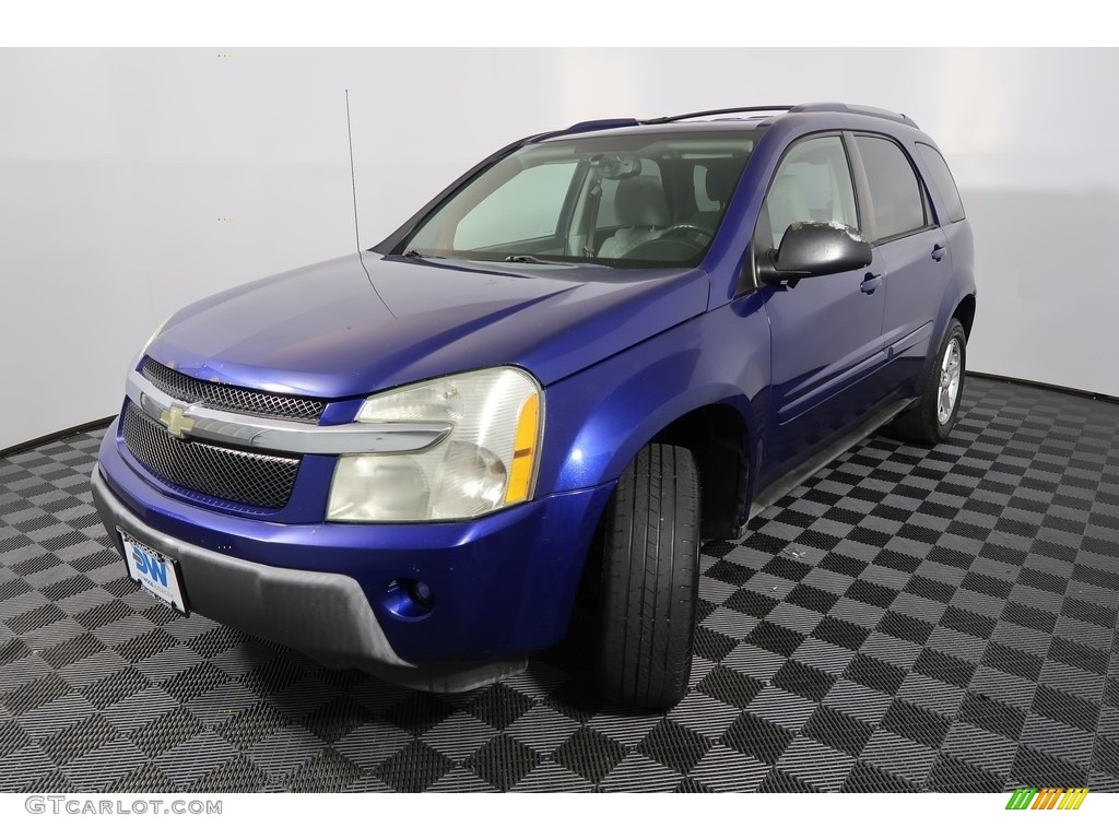 2005 Equinox LT AWD - Laser Blue Metallic / Light Gray photo #7