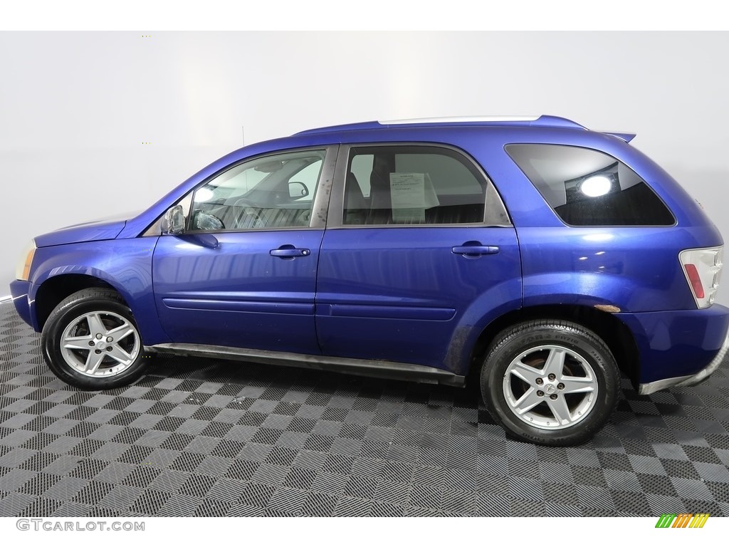 2005 Equinox LT AWD - Laser Blue Metallic / Light Gray photo #9