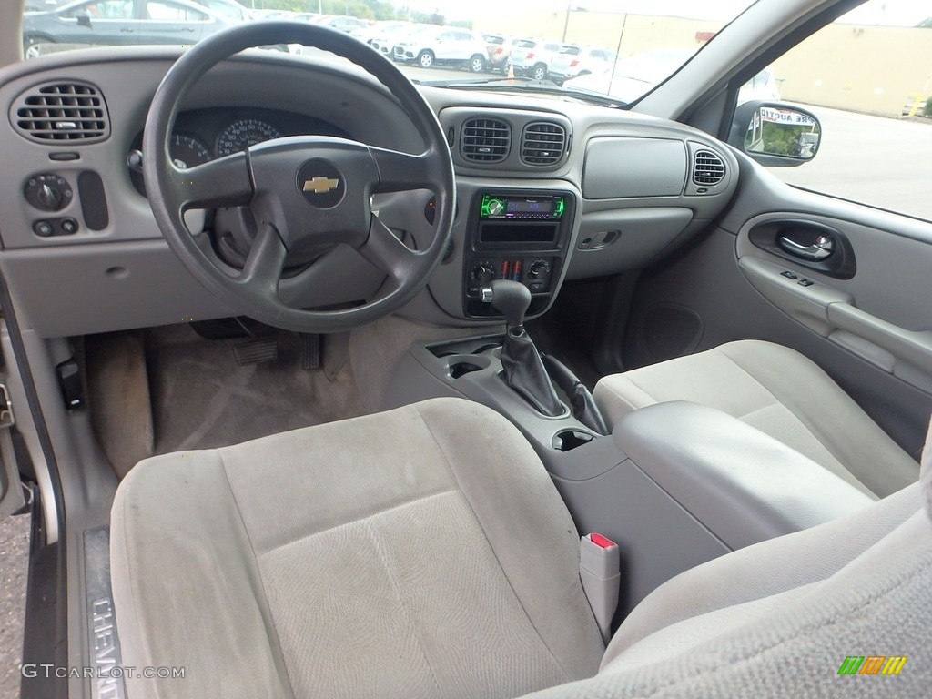 2005 TrailBlazer LS 4x4 - Silverstone Metallic / Light Gray photo #10