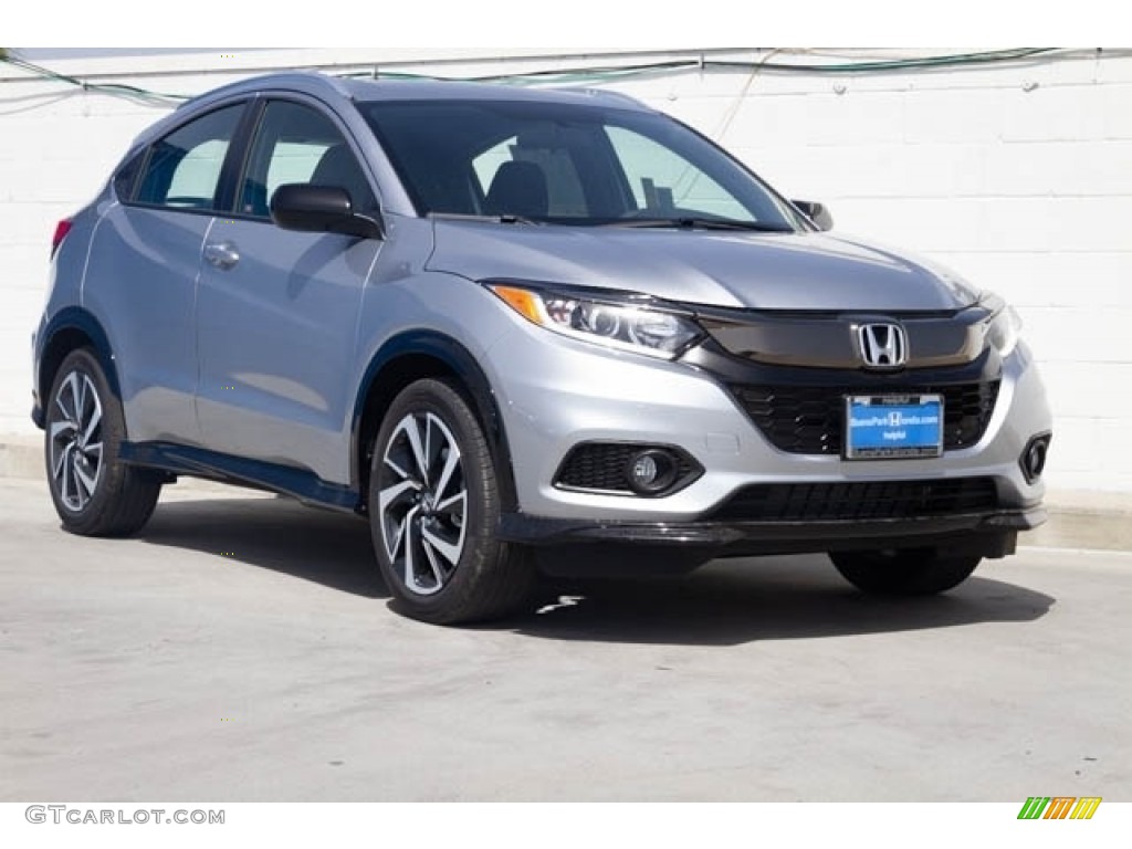 2019 HR-V Sport - Lunar Silver Metallic / Black photo #1