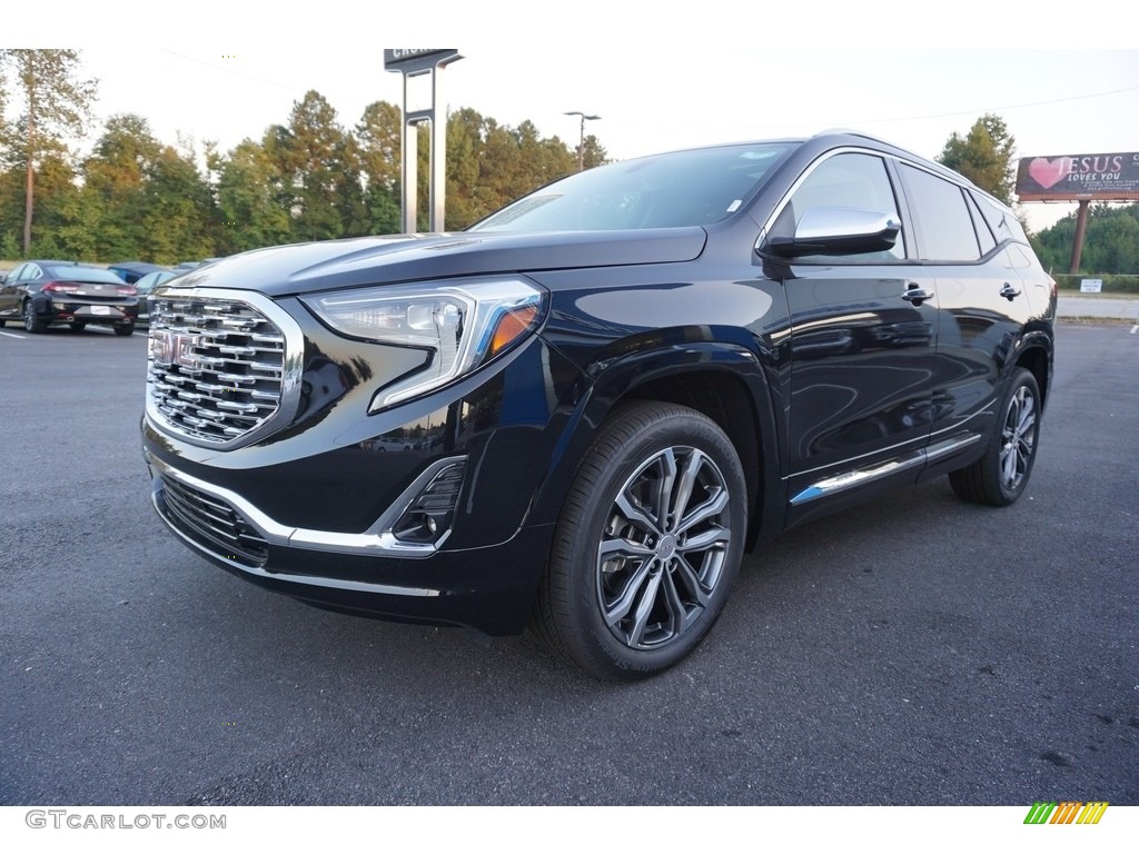 Ebony Twilight Metallic 2018 GMC Terrain Denali Exterior Photo #129514197