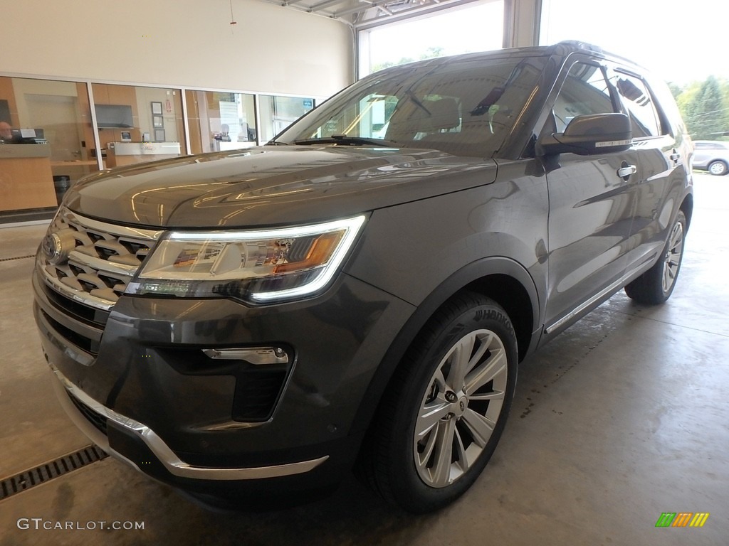2018 Explorer Limited 4WD - Magnetic Metallic / Ebony Black photo #4