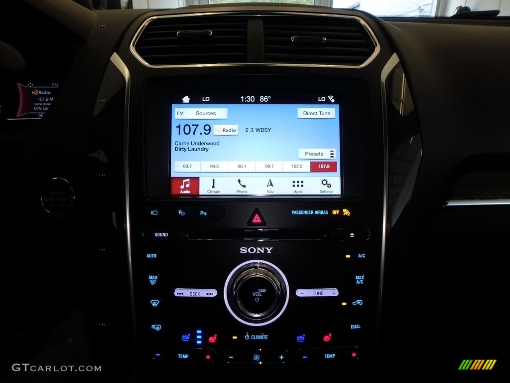 2018 Explorer Limited 4WD - Magnetic Metallic / Ebony Black photo #13