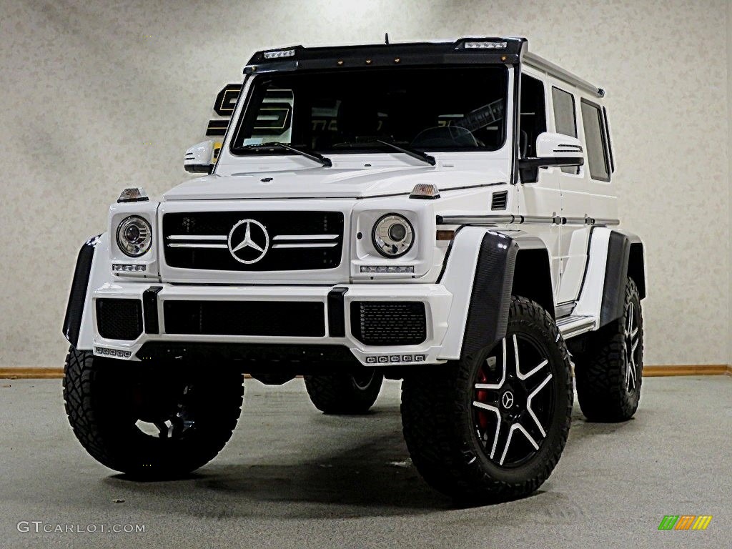Polar White 2017 Mercedes-Benz G 550 4x4 Squared Exterior Photo #129514902