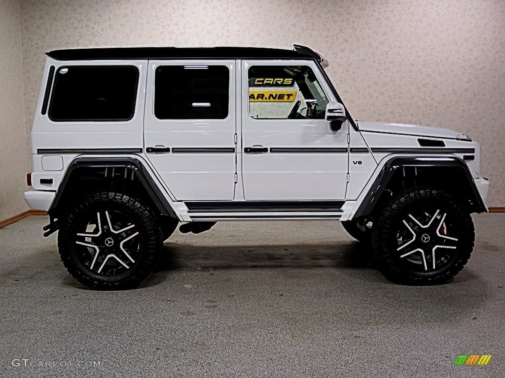 Polar White 2017 Mercedes-Benz G 550 4x4 Squared Exterior Photo #129514926