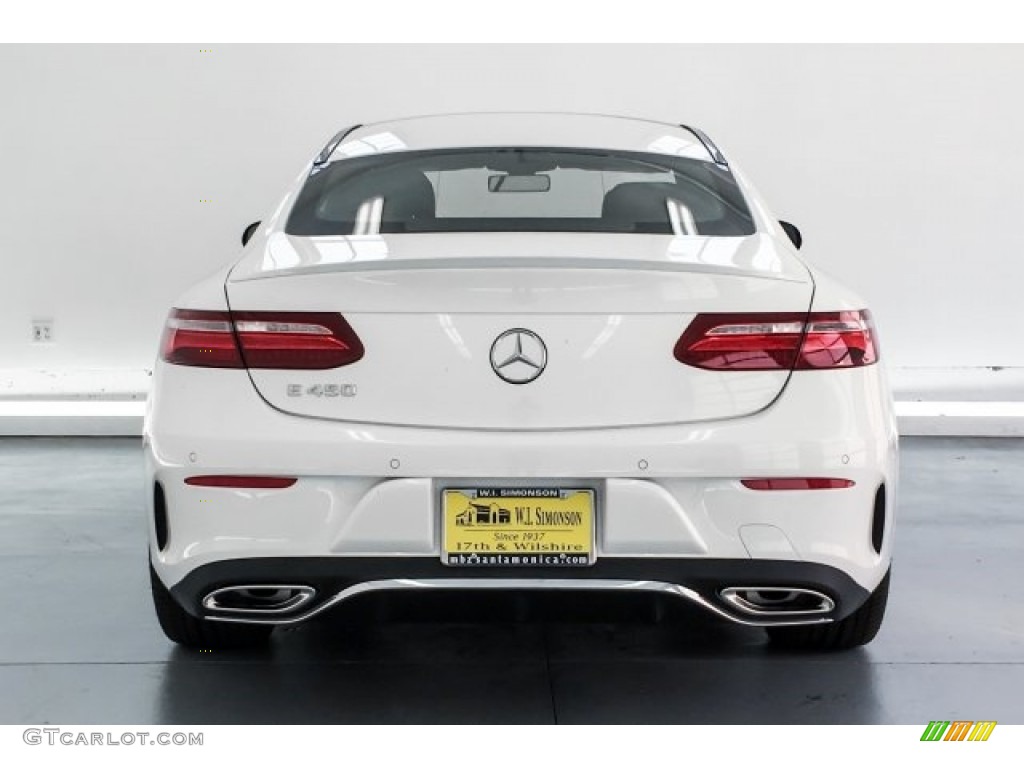 2019 E 450 Coupe - Polar White / Black photo #3