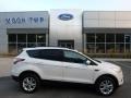 White Platinum 2017 Ford Escape SE 4WD