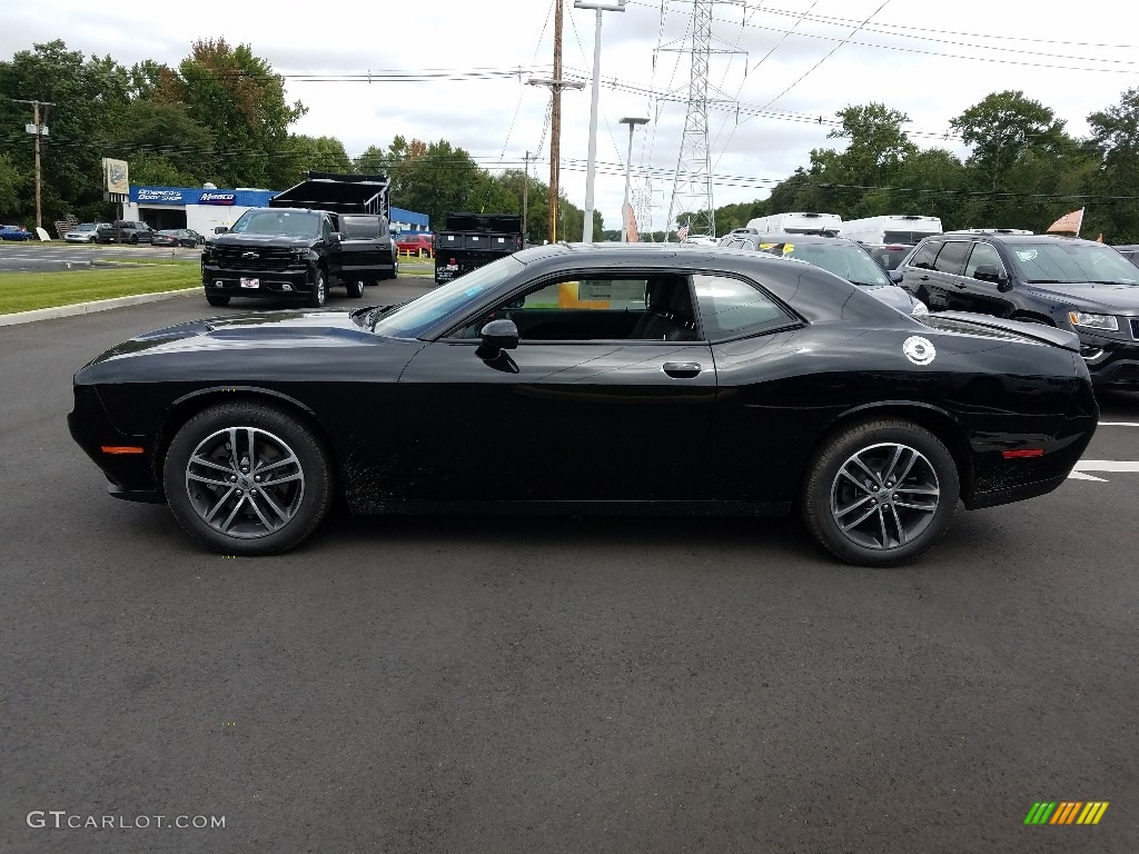 Pitch Black 2019 Dodge Challenger SXT AWD Exterior Photo #129517550