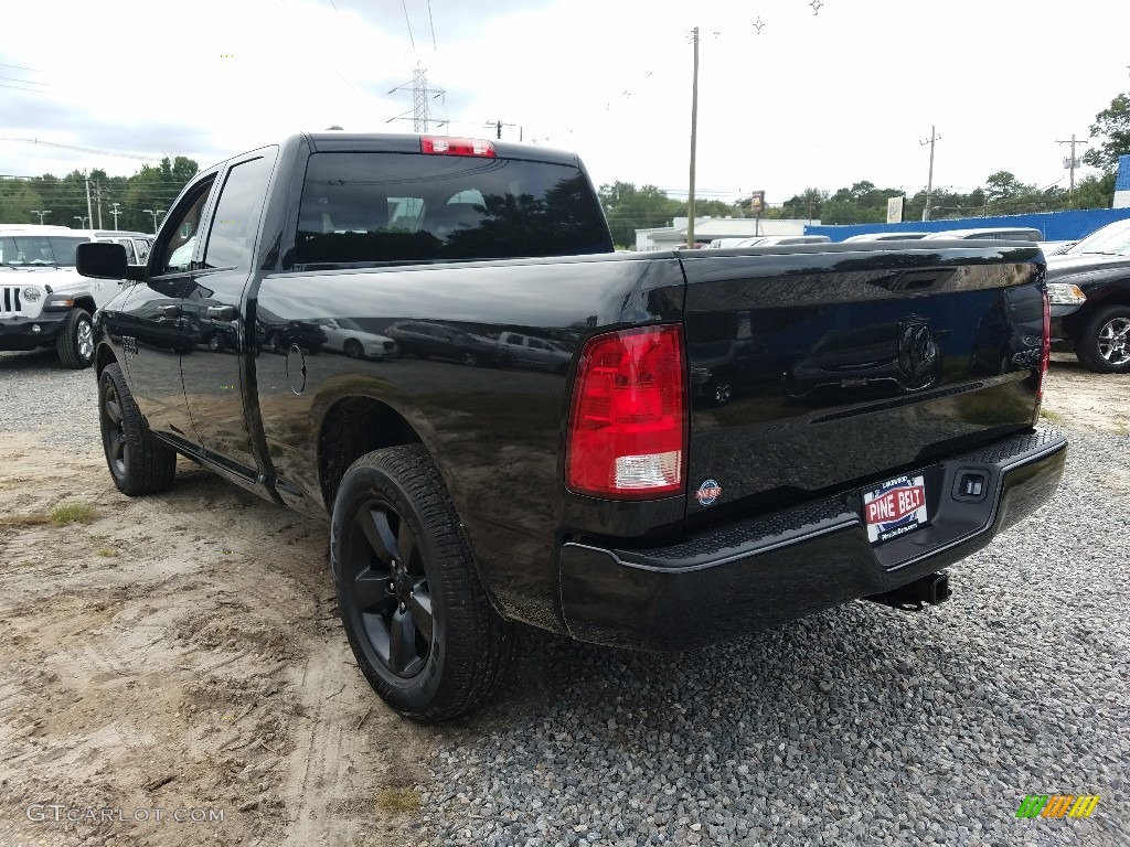 2019 1500 Classic Express Quad Cab 4x4 - Brilliant Black Crystal Pearl / Black photo #4