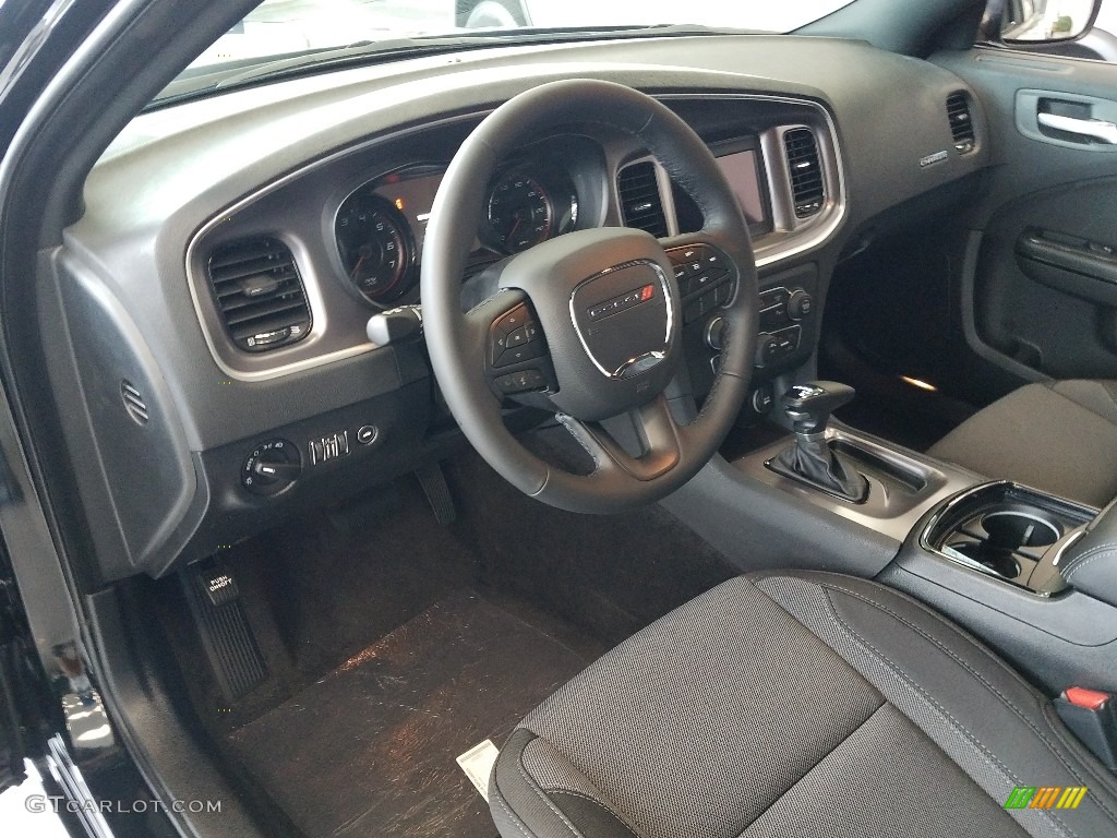 Black Interior 2019 Dodge Charger SXT Photo #129519662