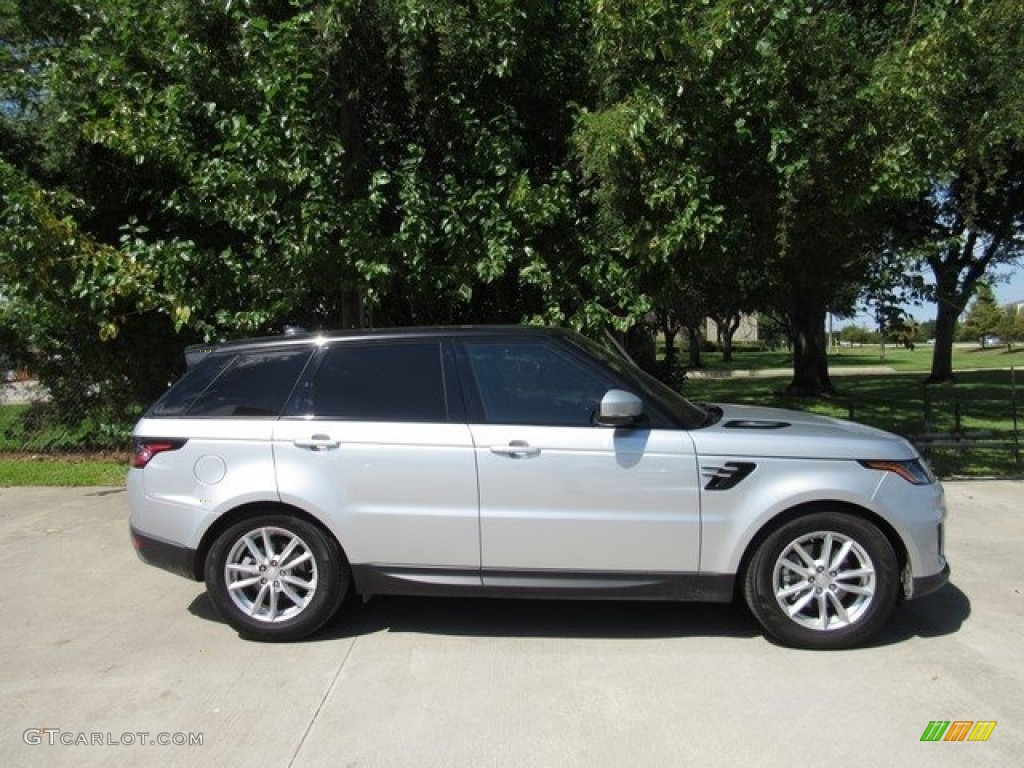 Indus Silver Metallic 2018 Land Rover Range Rover Sport SE Exterior Photo #129520139
