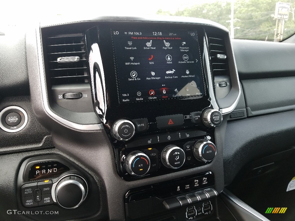 2019 1500 Big Horn Crew Cab 4x4 - Granite Crystal Metallic / Black photo #11