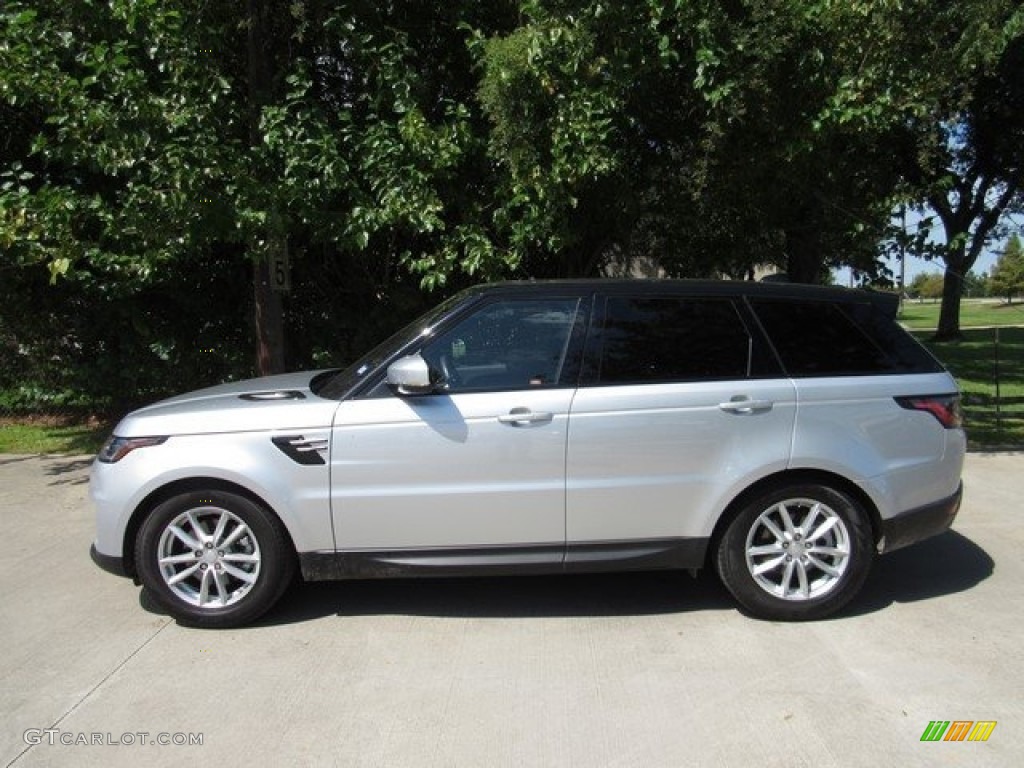 Indus Silver Metallic 2018 Land Rover Range Rover Sport SE Exterior Photo #129520259