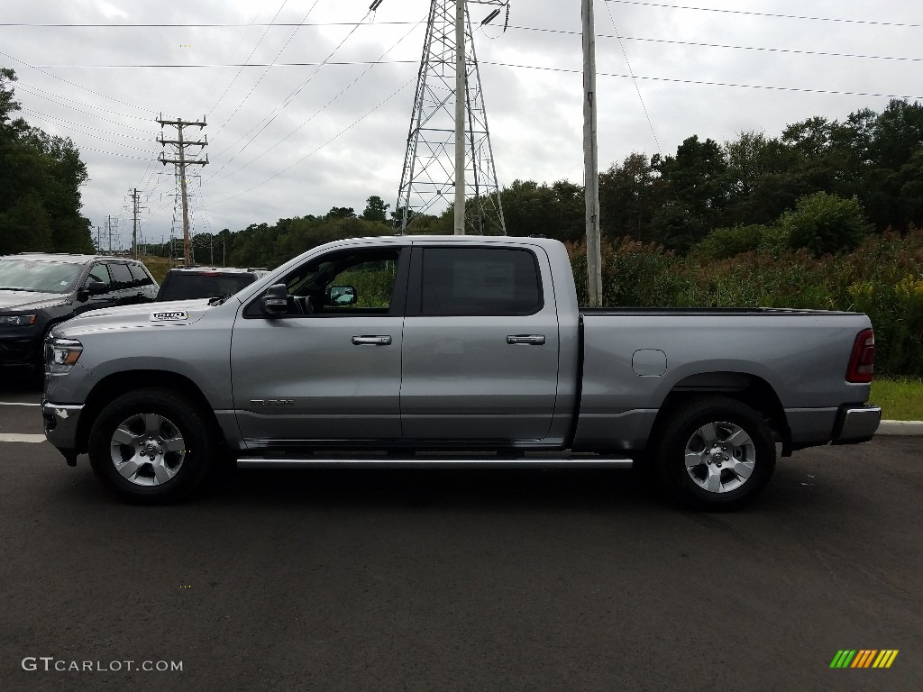 2019 1500 Big Horn Crew Cab 4x4 - Billett Silver Metallic / Black photo #3