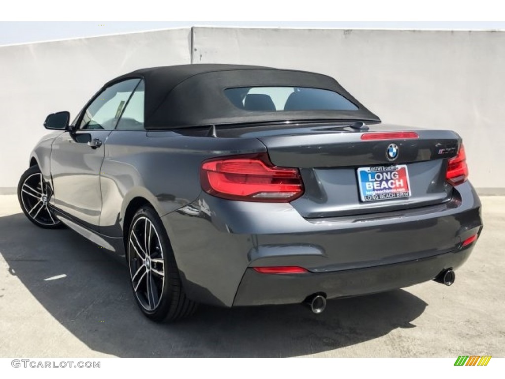 2018 2 Series M240i Convertible - Mineral Grey Metallic / Black photo #2